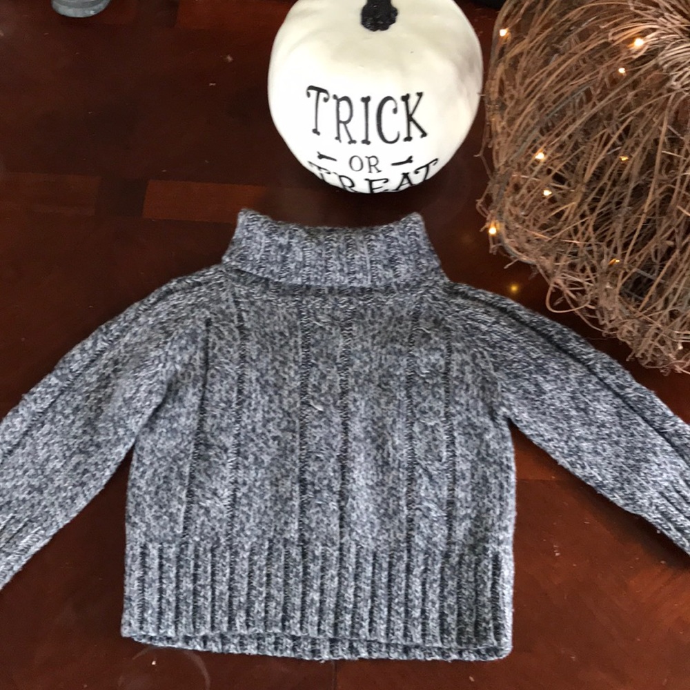 Size 2T knit sweater with turtleneck